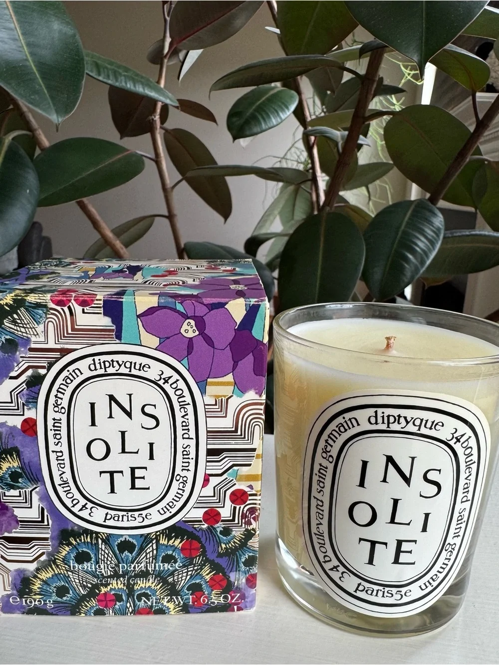 Diptyque x Liberty Limited Edition Insolite Candle 190g / 6.7 fl oz NEW OPEN BOX